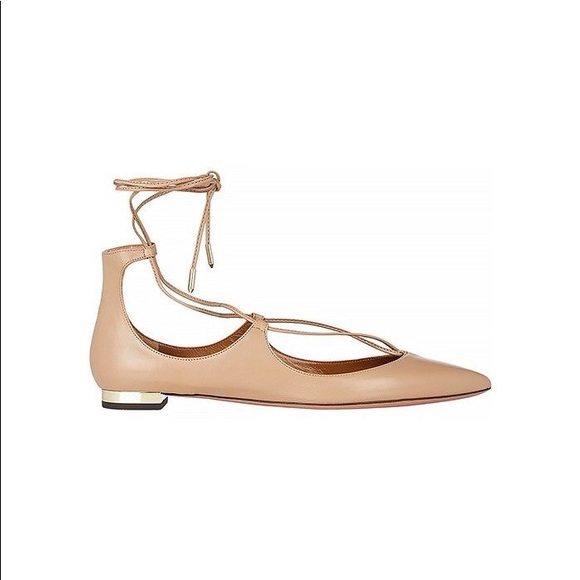 NWT. AQUAZZURA Christy flat - Picture 2 of 8